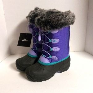 ICEFACE 713ICEFACE Kids Winter Snow Boots Waterproof and Insulated Size 2